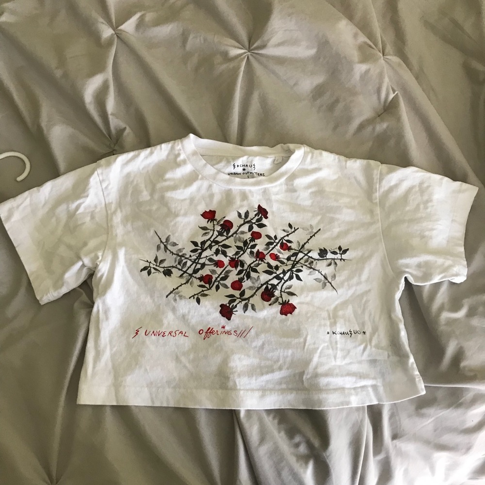 Urban outfitters cropped T-shirt